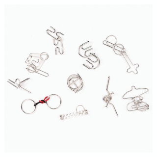Casse-tête en métal Coffret Perplex 10 pcs - Professor Puzzle - Rougier et Plé
