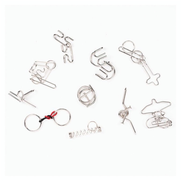 Casse-tête en métal Coffret Perplex 10 pcs - Professor Puzzle - Rougier et Plé
