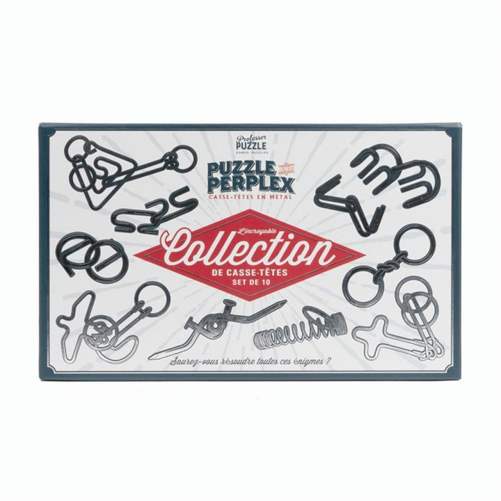Casse-tête en métal Coffret Perplex 10 pcs - Professor Puzzle - Rougier et Plé