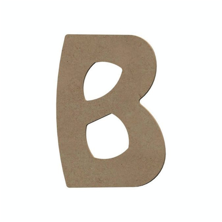 Lettre B en bois médium 15 cm - Aladine - Rougier et Plé