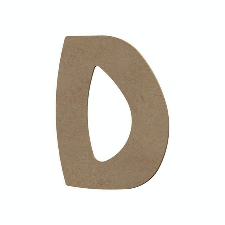 Lettre D en bois médium 15 cm - Aladine - Rougier et Plé