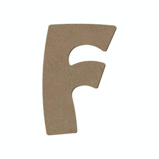 Lettre F en bois médium 15 cm - Aladine - Rougier et Plé