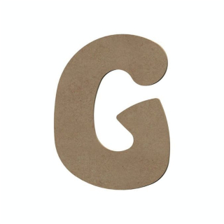 Lettre G en bois médium 15 cm - Aladine - Rougier et Plé