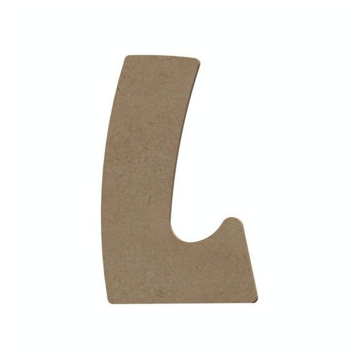 Lettre L en bois médium 15 cm - Aladine - Rougier et Plé