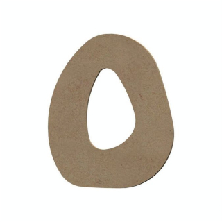 Lettre O en bois médium 15 cm - Aladine - Rougier et Plé