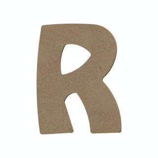 Lettre R en bois médium 15 cm - Aladine - Rougier et Plé
