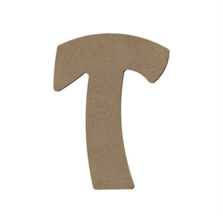 Lettre T en bois médium 15 cm - Aladine - Rougier et Plé