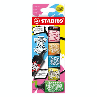 Surligneur BOSS MINI par Snooze One Set 6 couleurs - STABILO - Rougier et Plé