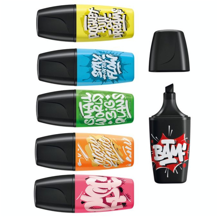Surligneur BOSS MINI par Snooze One Set 6 couleurs - STABILO - Rougier et Plé