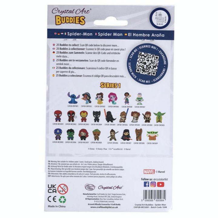 Broderie Diamant Figurine Spider-Man - Crystal Art - Rougier et Plé