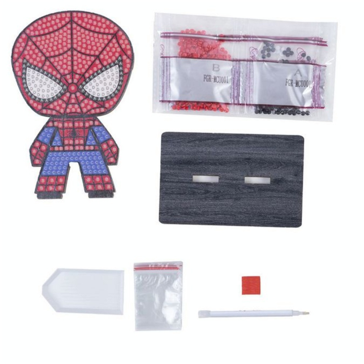 Broderie Diamant Figurine Spider-Man - Crystal Art - Rougier et Plé