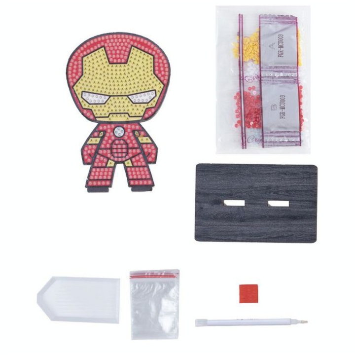 Broderie Diamant Figurine Iron Man - Crystal Art - Rougier et Plé