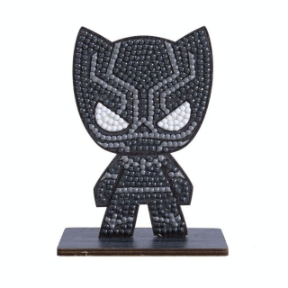 Broderie Diamant Figurine Black Panther - Crystal Art - Rougier et Plé