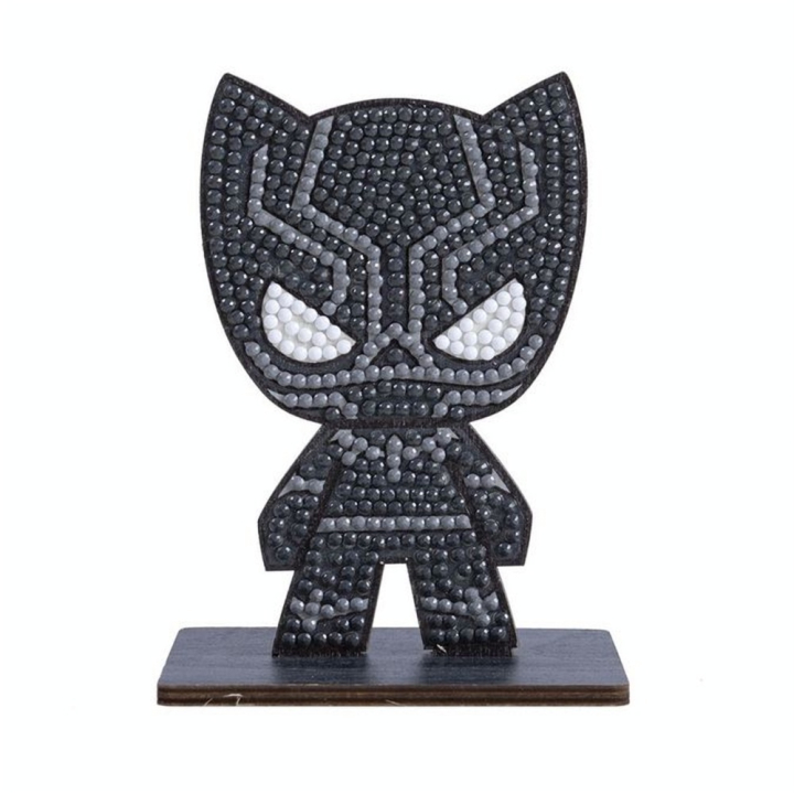 Broderie Diamant Figurine Black Panther - Crystal Art - Rougier et Plé