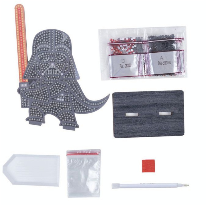 Broderie Diamant Figurine Dark Vador - Crystal Art - Rougier et Plé