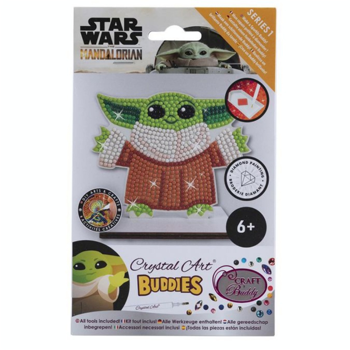 Broderie Diamant Figurine Grogu - Crystal Art - Rougier et Plé