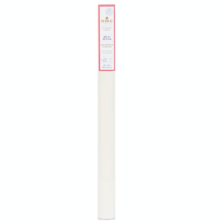 Toile Étamine à broder - 10 fils/cm - 25 ct 50.8 x 61 cm - DMC - Rougier et Plé