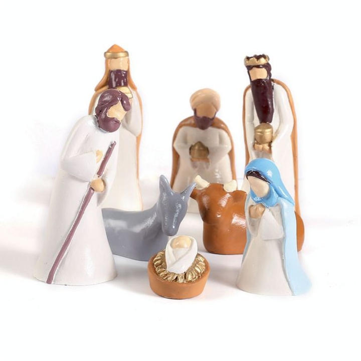 Moule en latex Sujets de crèche x 8 pcs - Graine Créative - Rougier et Plé