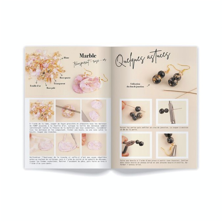 Coffret FIMO Bijoux Marble - Graine Créative - Rougier et Plé
