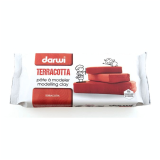 Pâte à modeler mi-dure Terracotta 500 g - Darwi - Rougier et Plé