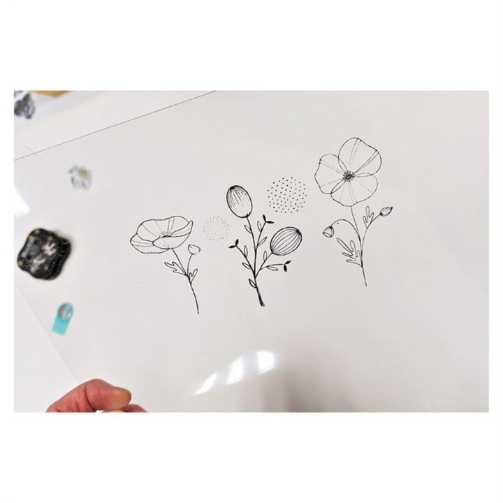 Papier Acétate Transparent 30,5 x 30,5 cm 5 pcs - Artemio - Rougier et Plé