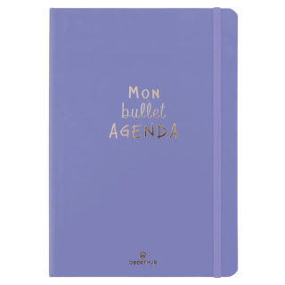 Agenda semainier 2023-2024 21.6 x 15.5 cm Bullet Violet - Editions Oberthur - Rougier et Plé
