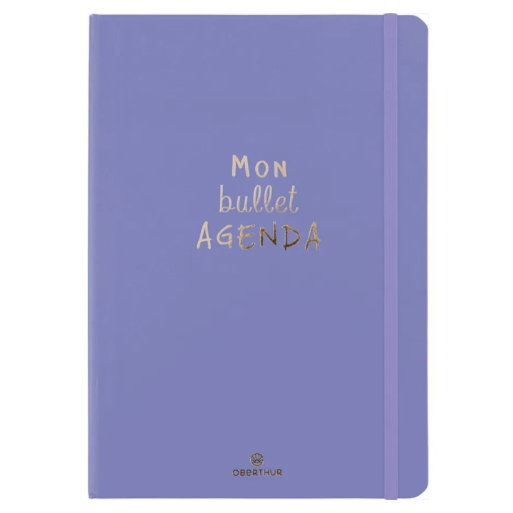 Agenda semainier 2023-2024 21.6 x 15.5 cm Bullet Violet - Editions Oberthur - Rougier et Plé