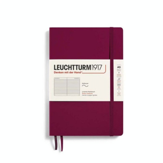Carnet de notes Souple A5 14,5 x 21 cm Ligné - Leuchtturm1917 - Rougier et Plé