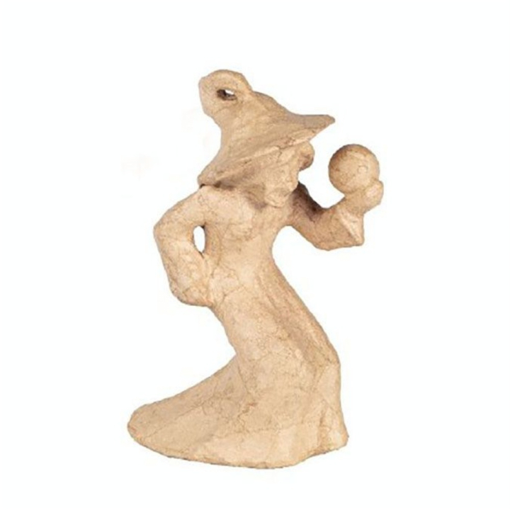 Sorcière et sa boule de cristal 15 x 8 x 19,5 cm - Décopatch - Rougier et Plé