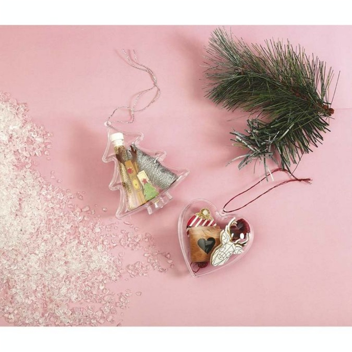 Sapin Plastique Cristal 10 cm - Graine Créative - Rougier et Plé