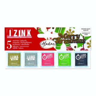 Encreurs Izink 5 pcs Set Noël - Aladine - Rougier et Plé