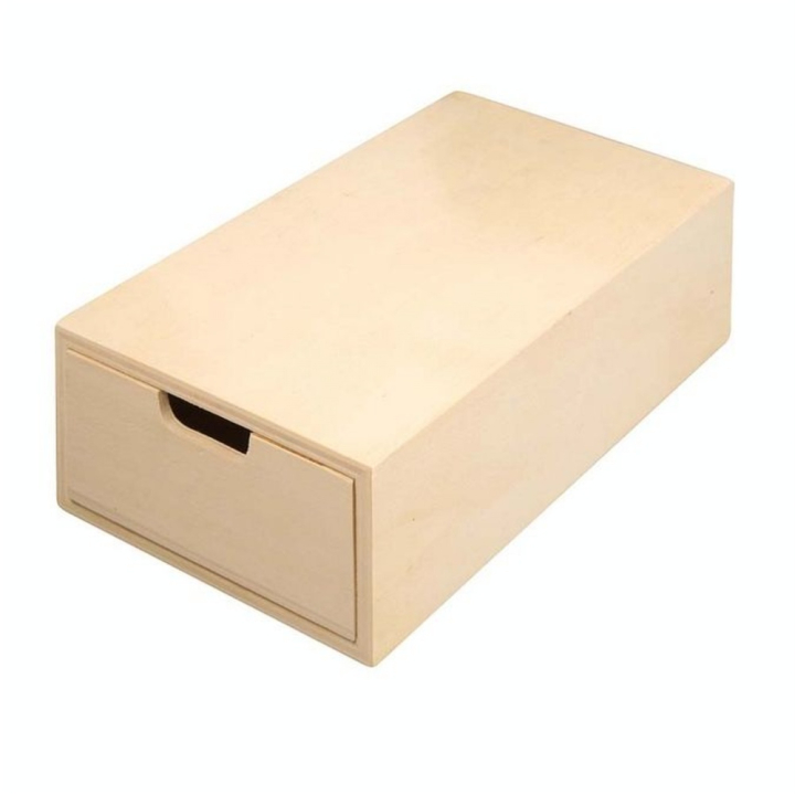 Coffret en bois 20 x 10 x 5 cm - Rayher - Rougier et Plé