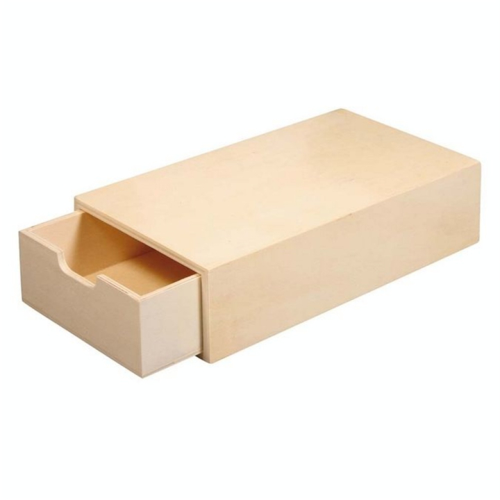 Coffret en bois 20 x 10 x 5 cm - Rayher - Rougier et Plé