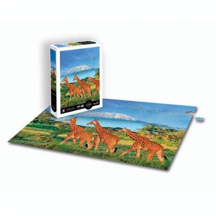 Puzzle 500 pièces XL Girafes - Sentosphère - Rougier et Plé