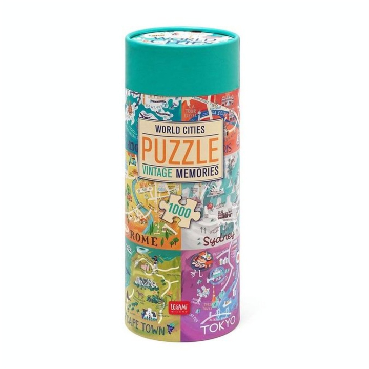 Puzzle 1000 pièces World Cities - Legami - Rougier et Plé