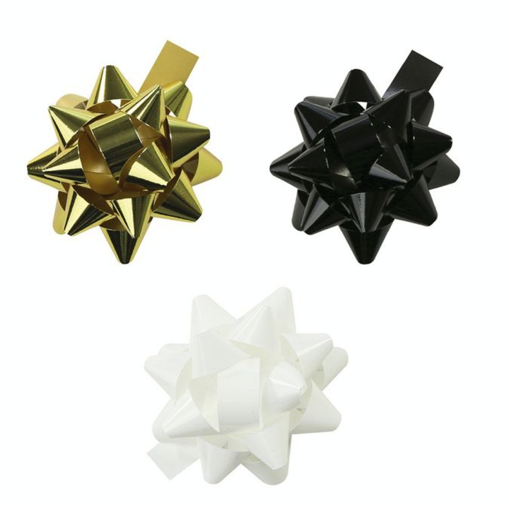 Nœud cadeau Étoile ø 5 cm Noël chic - Clairefontaine - Rougier et Plé