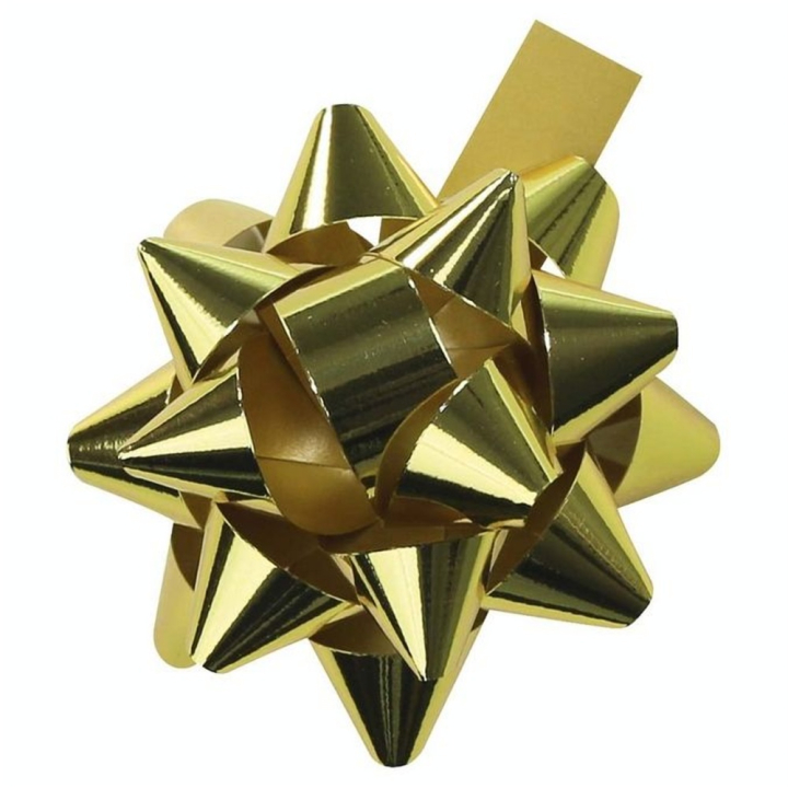 Nœud cadeau Étoile ø 5 cm Noël chic - Clairefontaine - Rougier et Plé