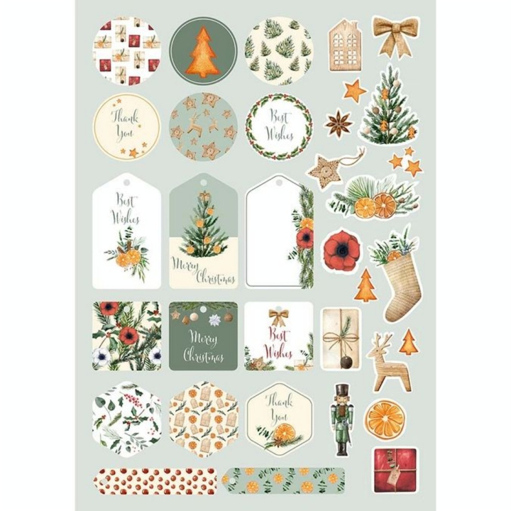 Papier imprimé 21 x 29,7 cm 20 feuilles Noël vitaminé - Clairefontaine - Rougier et Plé