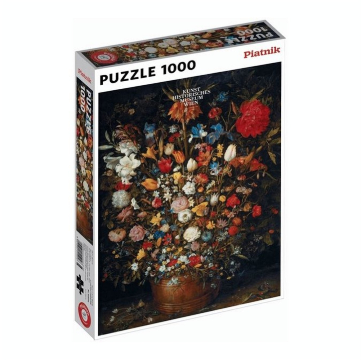 Puzzle 1000 pièces Brueghel Le Bouquet - Piatnik - Rougier et Plé