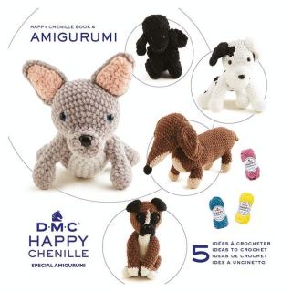 Livre Happy Chenille n°4 Amigurumi - DMC - Rougier et Plé