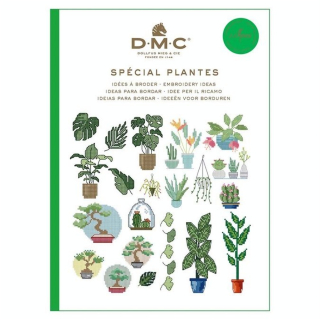 Livre Idées à broder Spécial Plantes - DMC - Rougier et Plé
