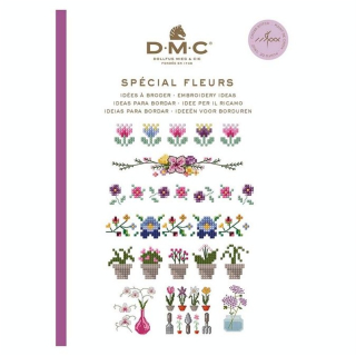 Livre Idées à broder Spécial Fleurs - DMC - Rougier et Plé