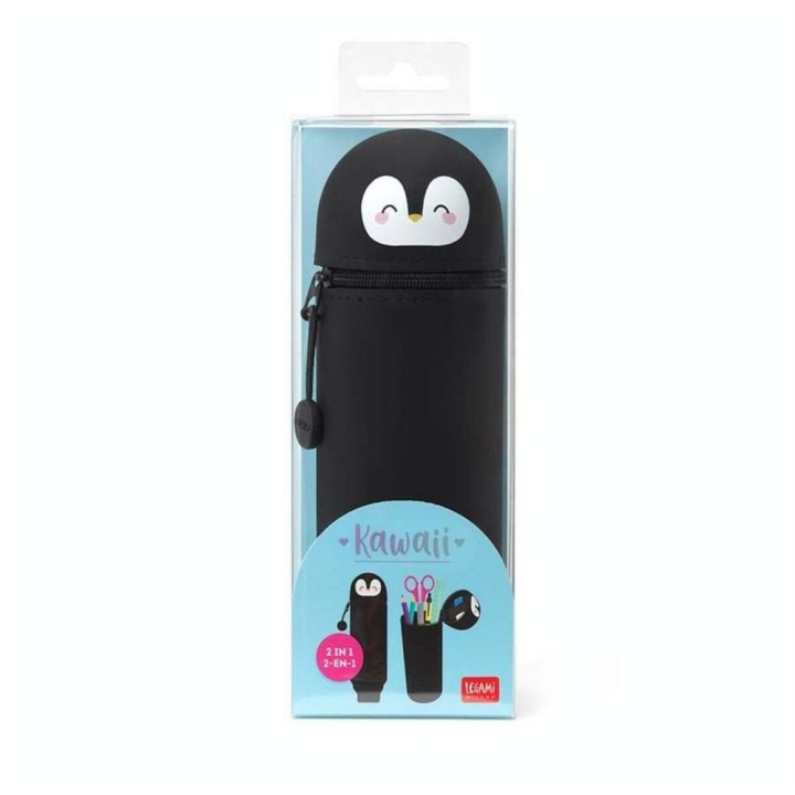 Trousse 2-en-1 Kawaii Pingouin - Legami - Rougier et Plé