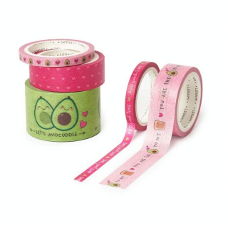 Washi Tape 5 m 5 pcs Avocat - Legami - Rougier et Plé