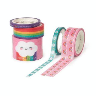 Washi Tape 5 m 5 pcs Arc-en-ciel - Legami - Rougier et Plé