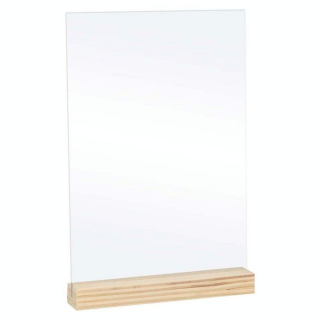 Plaque Plexi + Socle Bois 5 pcs - Artemio - Rougier et Plé