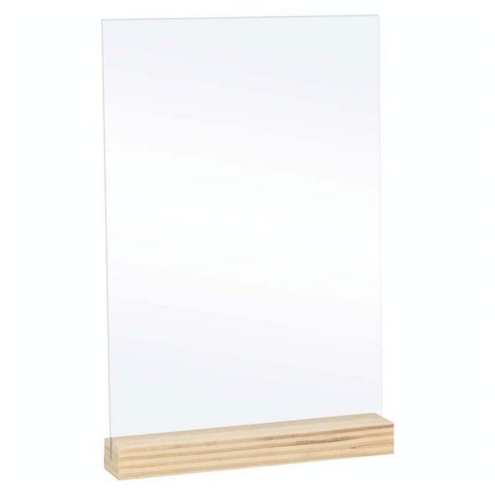 Plaque Plexi + Socle Bois 5 pcs - Artemio - Rougier et Plé