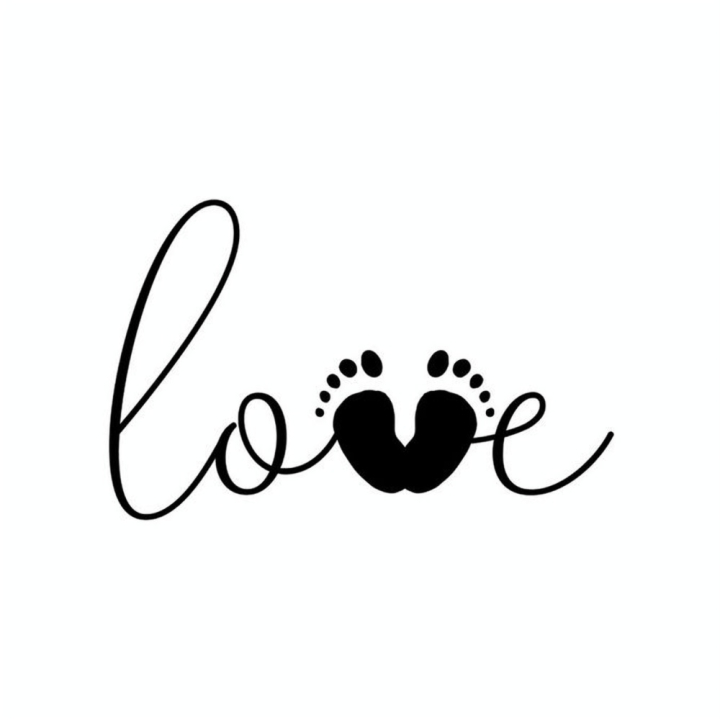 Tampon en bois Love empreintes - Aladine - Rougier et Plé