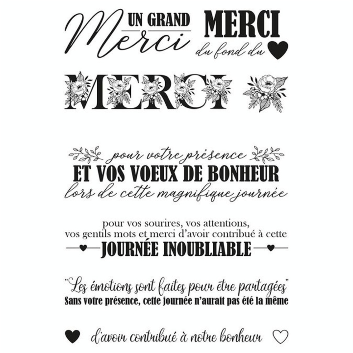 Tampon en mousse Wedding planner Remerciements - Aladine - Rougier et Plé