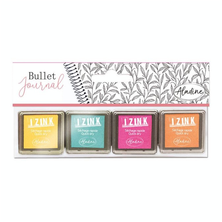 Mini encreurs Bullet Pastel 4 pcs - Aladine - Rougier et Plé